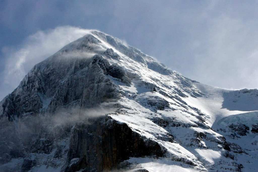 Imagen de la pared de la cara norte del Eiger