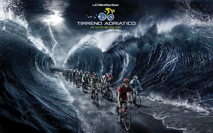 Tirreno-Adriático 2014. Cartel promocional