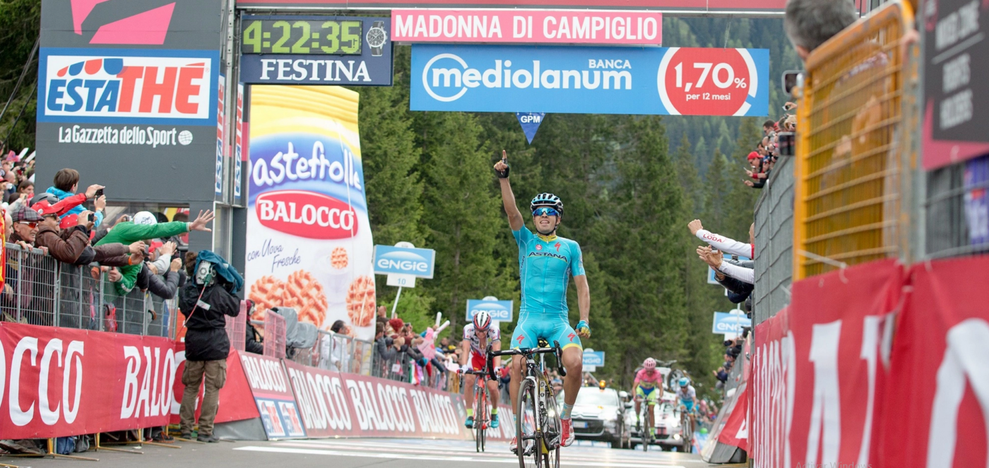 Ganando en Madonna de Campiglio.