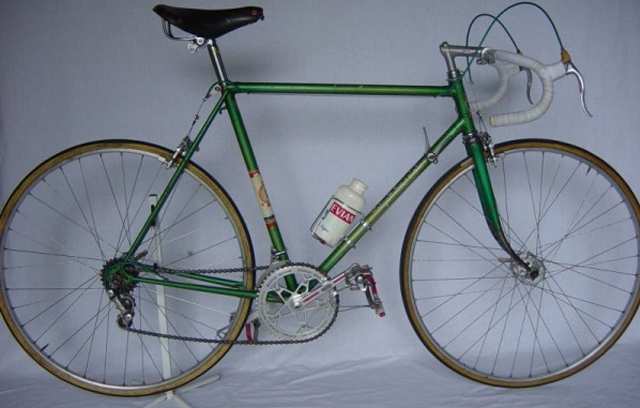 Esta es una bicicleta de 1962, es la máquina de Anquetil