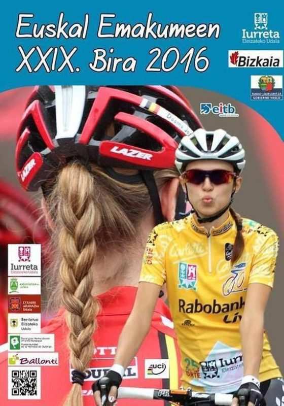 Cartel publicitario de la Emakumeen Bira retirado