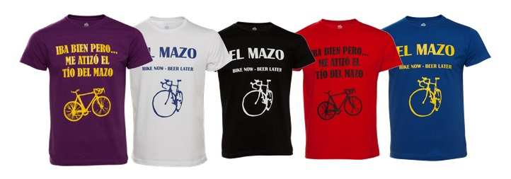 Gama de camisetas El Mazo