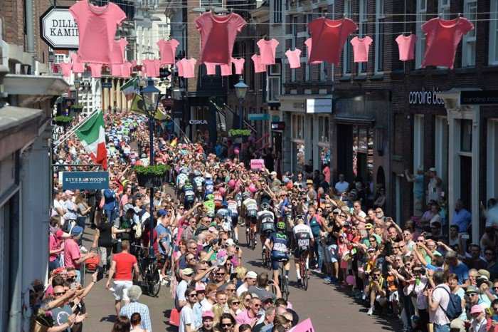 Así lucía el Giro en sus etapas por tierras holandesas: Una maravilla