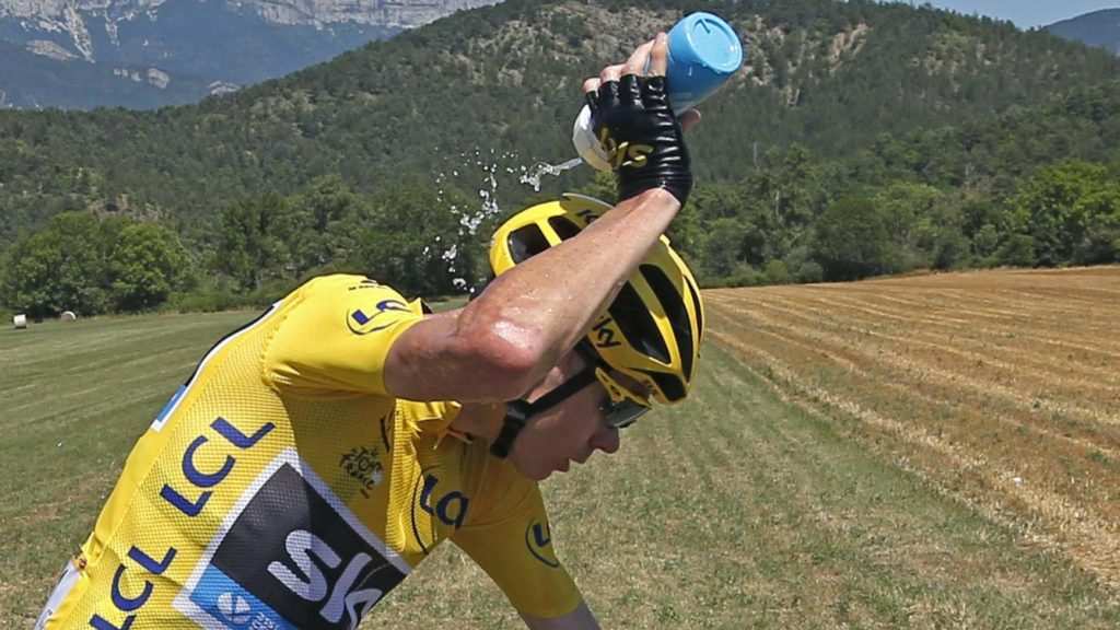 Froome se refresca