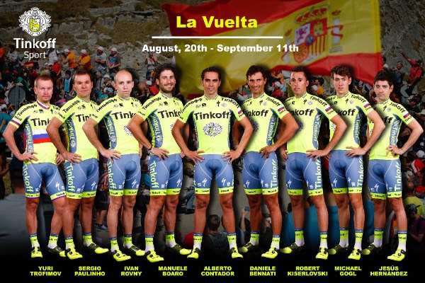 Equipo Tinkoff en La Vuelta 2016