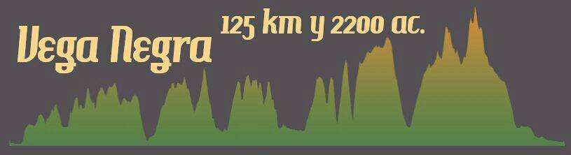 Recorrido Vega Negra. Maratón 125 kilómetros