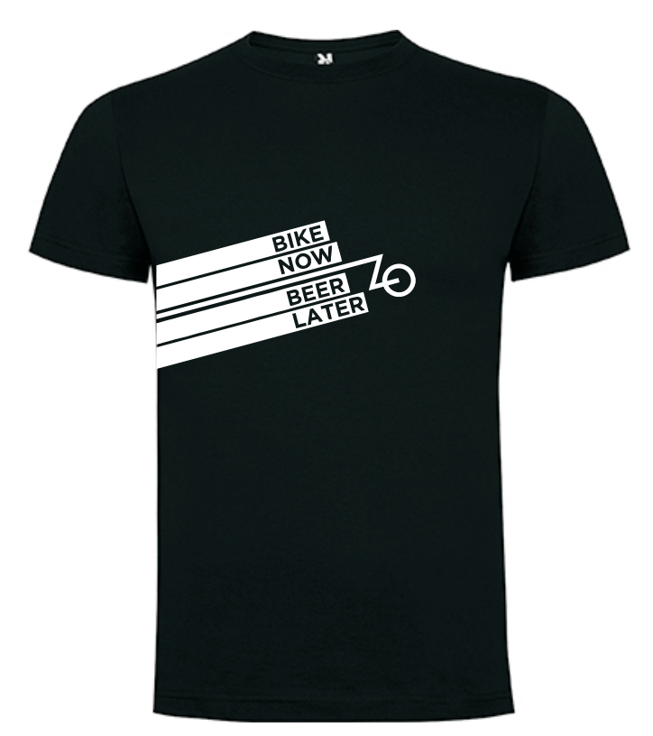 camiseta ciclismo urbano negra
