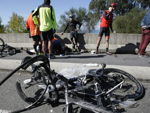 Imagen accidente en Lugo. Foto: Xoan Carlos Gil en La Voz de Galicia