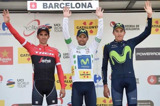 Soler junto a Valverde y Contador. Presente y futuro