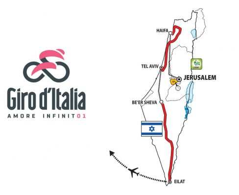 Salida del Giro de Italia en Israel