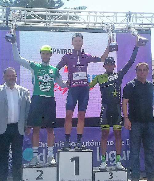 Sor, Marengo y Trujillo_ podium de la general Vuelta a Tenerife
