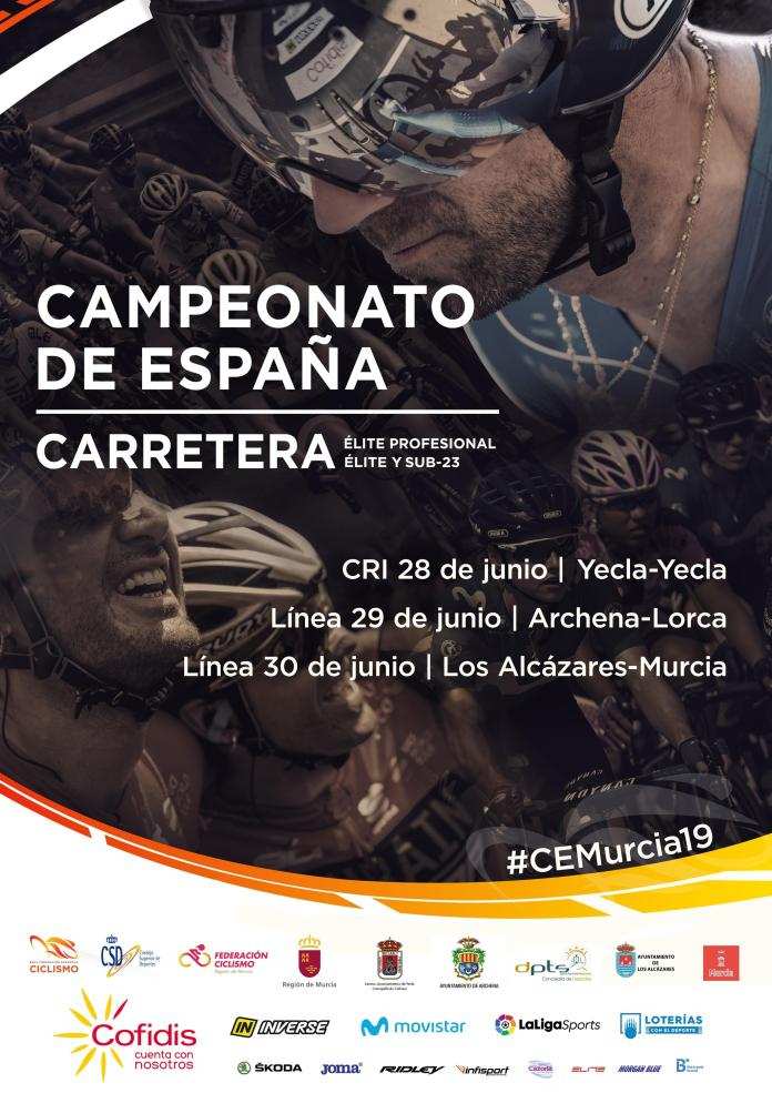 Cartel Oficial Campeonatos de España de Ciclismo de 2019