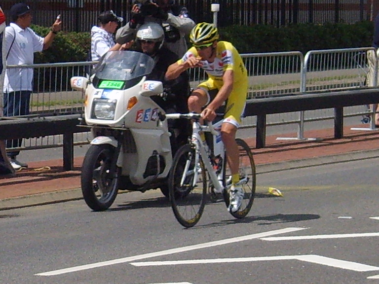 Ciclista en el Tour de Francia