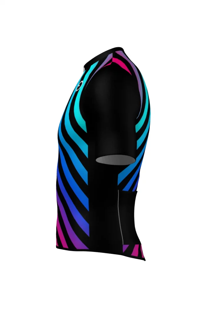 Maillot de rayas vista lateral